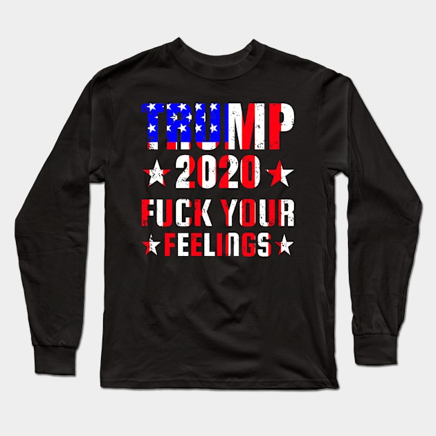 trump Long Sleeve T-Shirt by Anime Gadgets